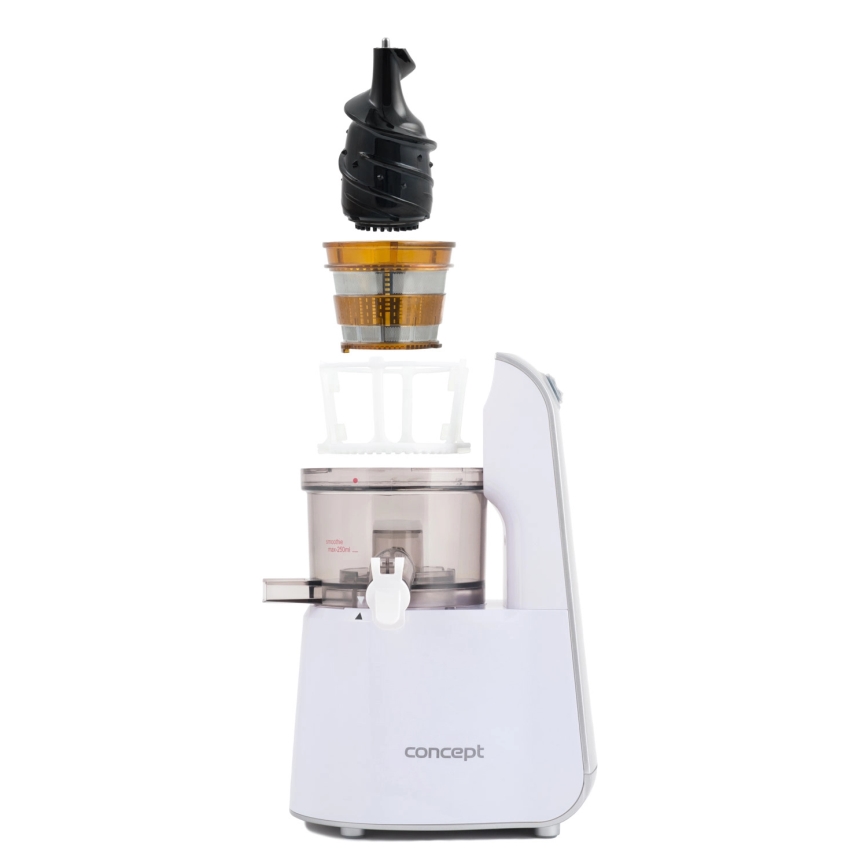 Concept LO7066 - Extracteur de jus à vis 3 en 1 240W/230V blanc