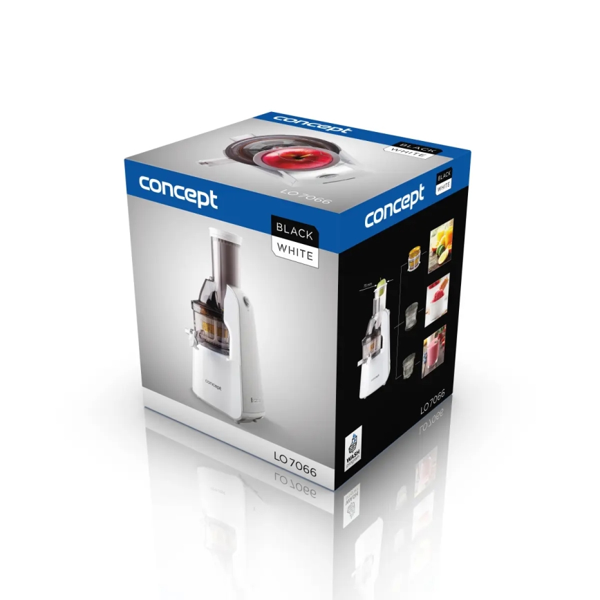 Concept LO7066 - Extracteur de jus à vis 3 en 1 240W/230V blanc