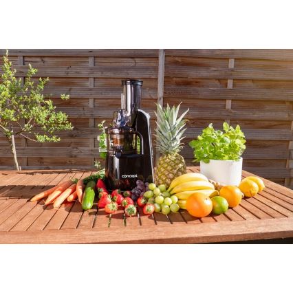 Concept LO7067 - Extracteur de jus à vis 3 en 1 240W/230V noir