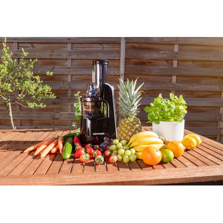 Concept LO7067 - Extracteur de jus à vis 3 en 1 240W/230V noir