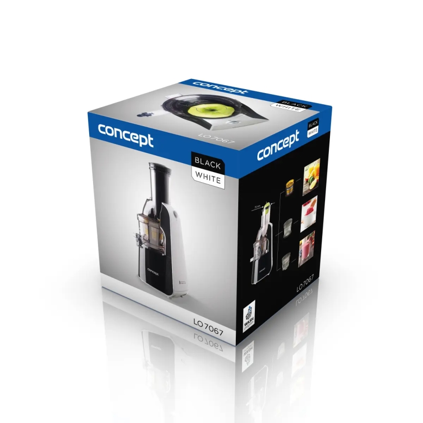 Concept LO7067 - Extracteur de jus à vis 3 en 1 240W/230V noir