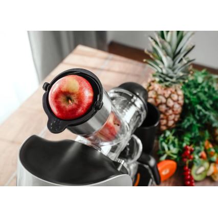 Concept LO7250 - Extracteur de jus à vis horizontal 200W/230V noir/inox