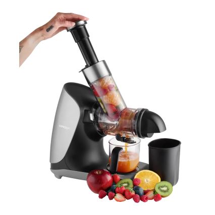 Concept LO7250 - Extracteur de jus à vis horizontal 200W/230V noir/inox