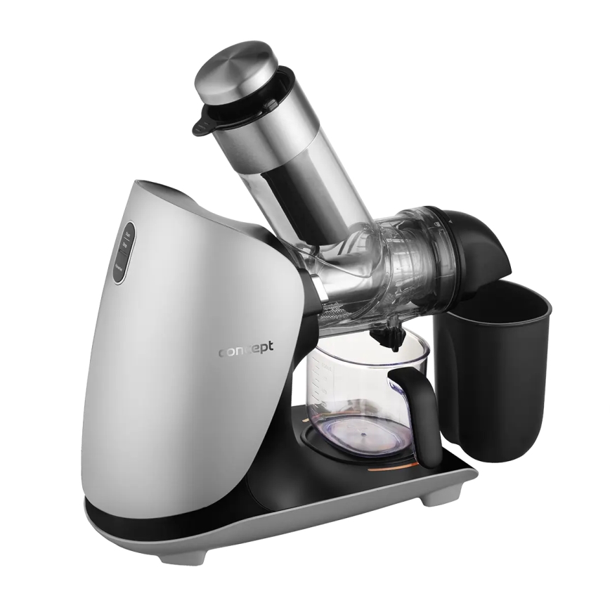 Concept LO7250 - Extracteur de jus à vis horizontal 200W/230V noir/inox