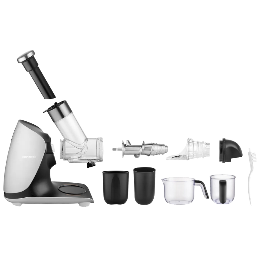 Concept LO7250 - Extracteur de jus à vis horizontal 200W/230V noir/inox