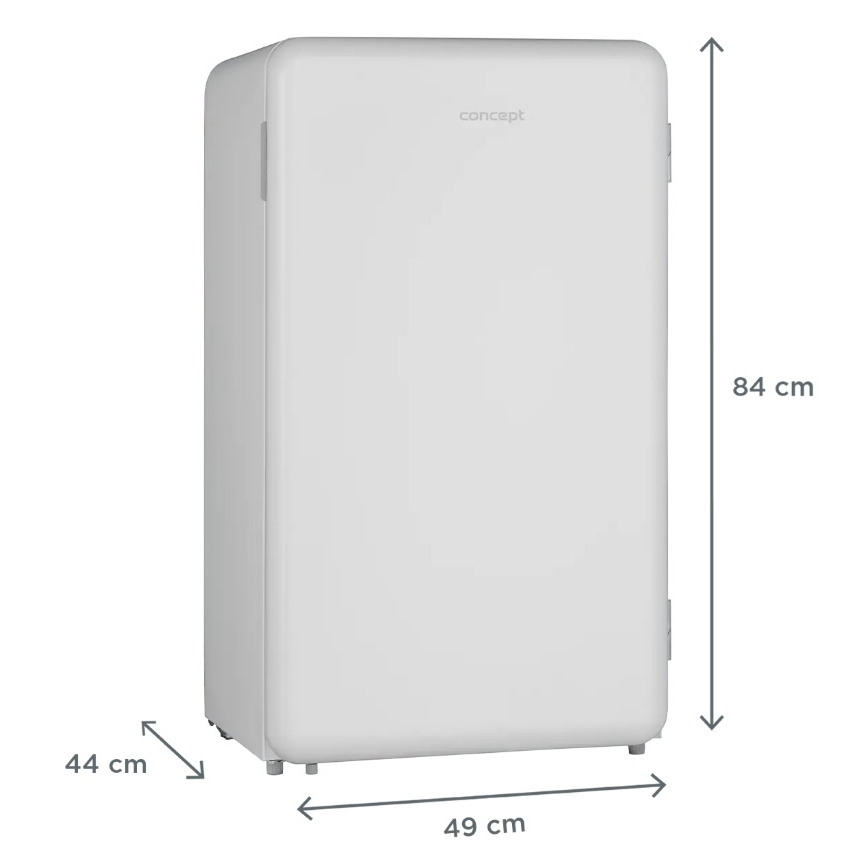 Concept LTR3047whN - Réfrigérateur rétro 93 l blanc