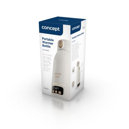 Concept OC4000 - Chauffe-eau et chauffe-biberon de voyage KIDO 500 ml 36W/7,4V 5000 mAh beige