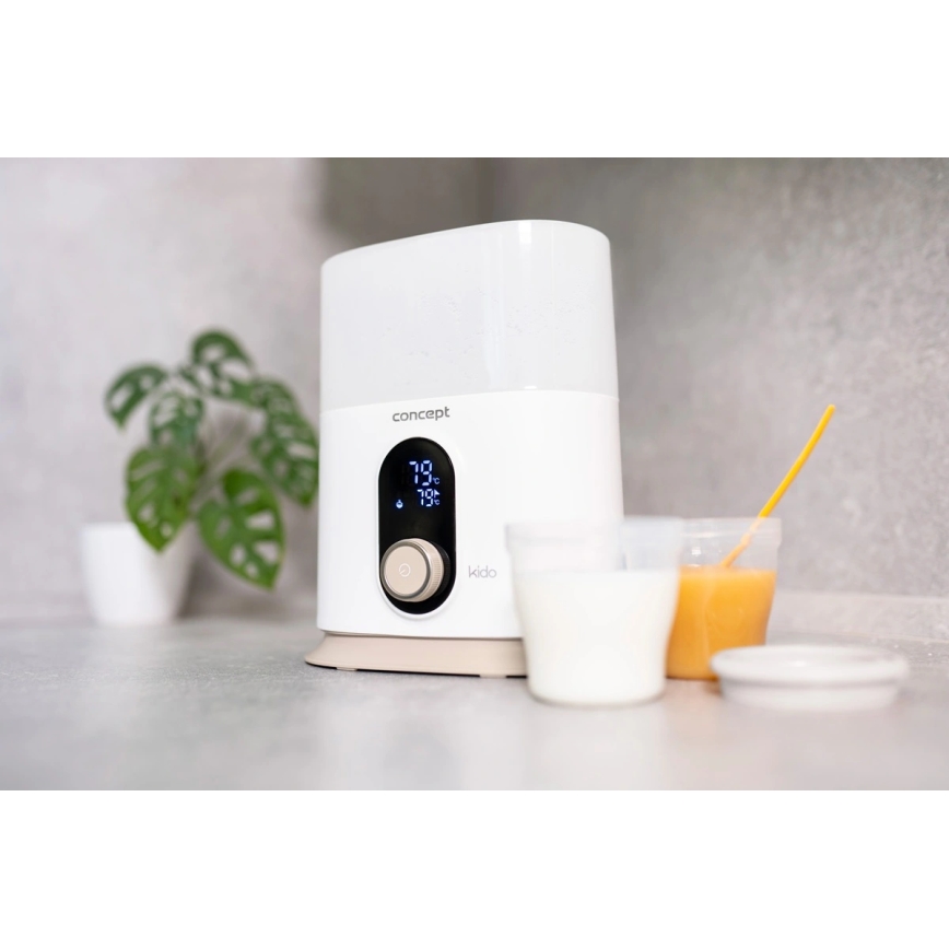 Concept OL4010 - Chauffe-biberon 3 en 1 KIDO 200W/230V blanc