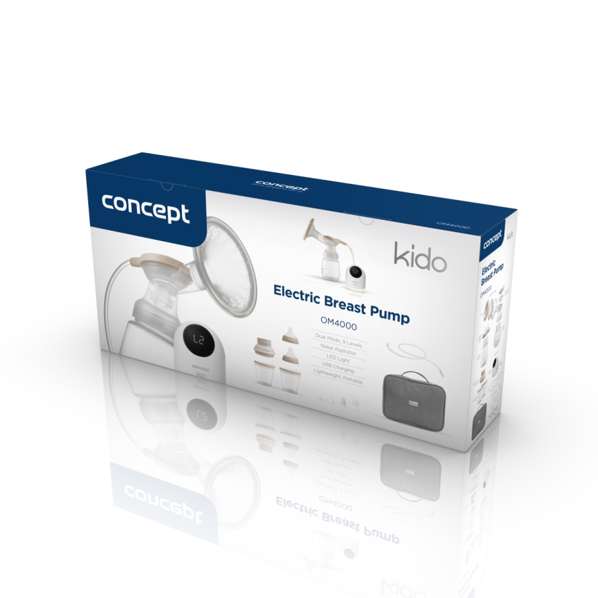 Concept OM4000 - Tire-lait électrique 2 en 1 KIDO blanc