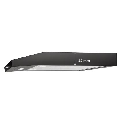 Concept OPP1250bc - Hotte sous-meuble 50 cm noire