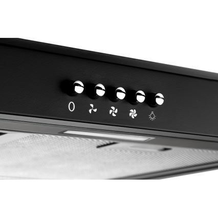 Concept OPP1260bc - Hotte aspirante sous-meuble 59,5 cm noire