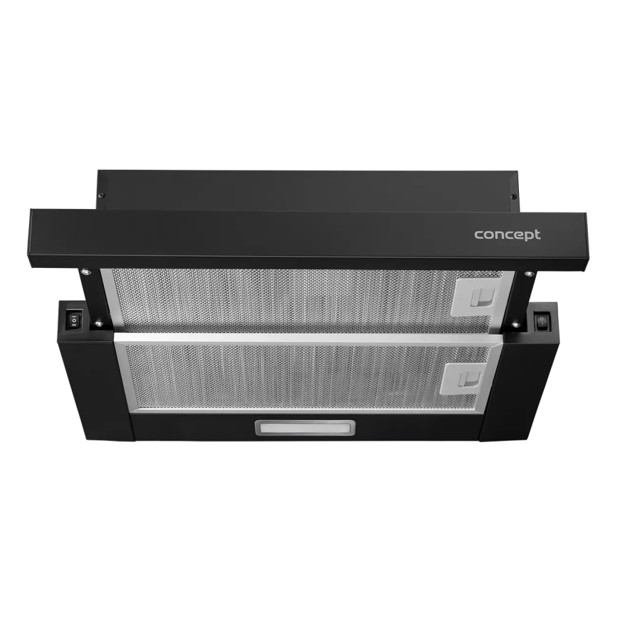 Concept OPV3150bc - Hotte escamotable 49,5 cm noire