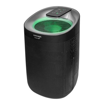Concept OV1210 - Déshumidificateur et purificateur d'air PERFECT AIR 1 l 45 W/230 V noir
