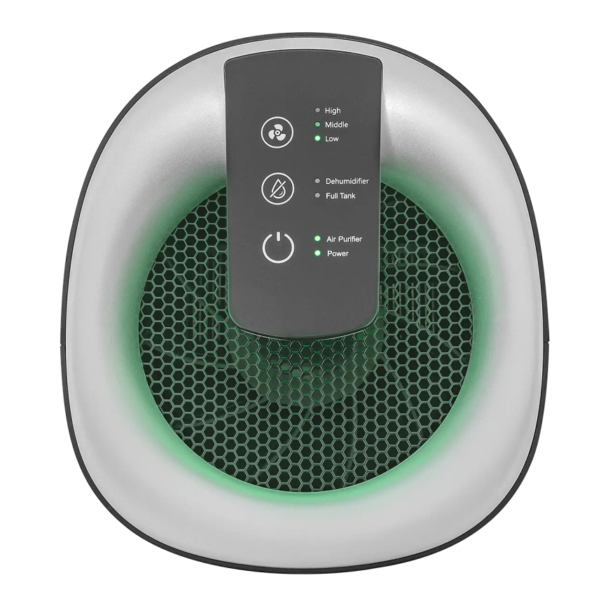 Concept OV1210 - Déshumidificateur et purificateur d'air PERFECT AIR 1 l 45 W/230 V noir