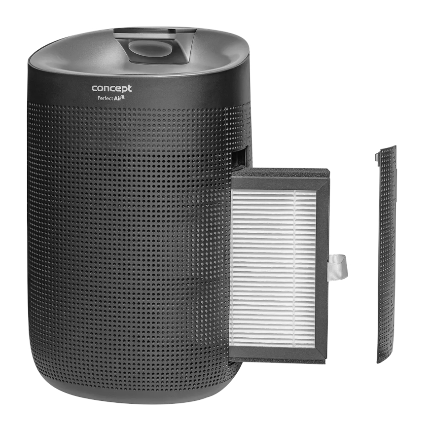 Concept OV1210 - Déshumidificateur et purificateur d'air PERFECT AIR 1 l 45 W/230 V noir