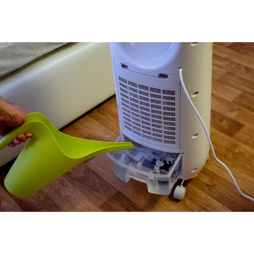 Concept OV5220 - Rafraîchisseur d'air portable multifonction 4 en 1 5 l 80W/230V blanc + télécommande