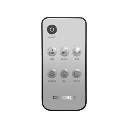 Concept OV5220 - Rafraîchisseur d'air portable multifonction 4 en 1 5 l 80W/230V blanc + télécommande