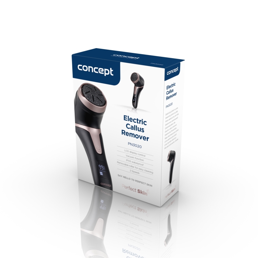 Concept PN3020 - Lime électrique pour talons PERFECT SKIN 5V 1200 mAh IPX6 noir/or rose