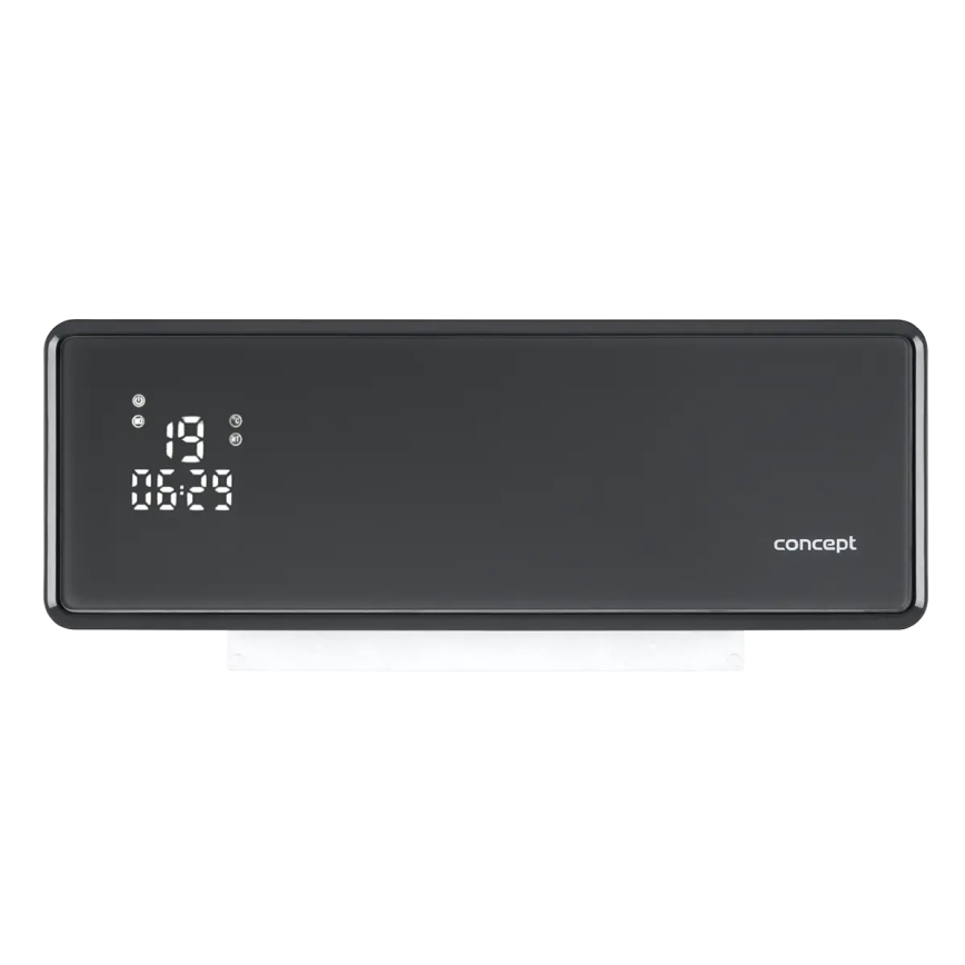 Concept QH4100 - Chauffage électrique 1000/2000 W Wi-Fi IP22 gris + télécommande