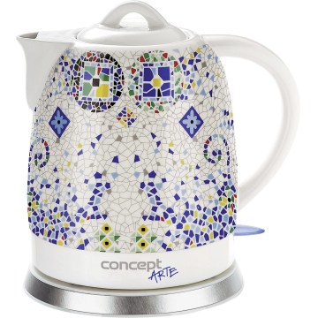 Concept RK0020 - Bouilloire électrique 1,5 l 1350W/230V multicolore/céramique