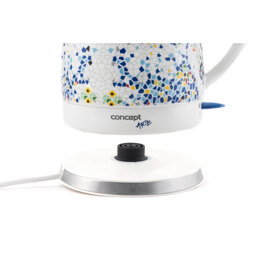 Concept RK0020 - Bouilloire électrique 1,5 l 1350W/230V multicolore/céramique
