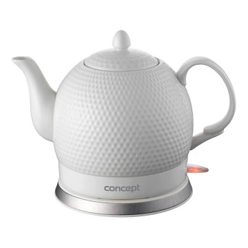 Concept RK0050 - Bouilloire électrique 1,2 l 1000W/230V blanche/céramique