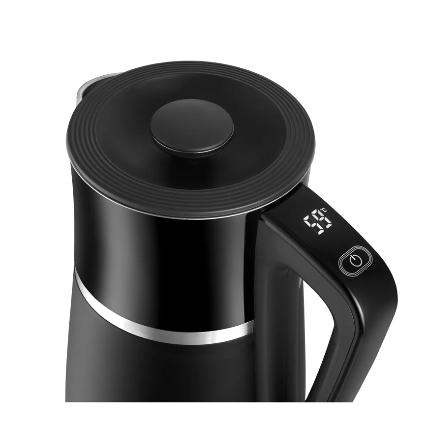 Concept RK3100 - Bouilloire électrique à réglage de la température 1,7 l 2200W/230V noire