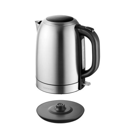 Concept RK3240 - Bouilloire électrique 1,7 l 2200 W/230 V, acier inoxydable
