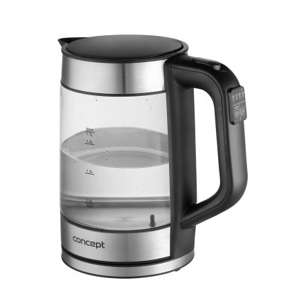 Concept RK4067 - Bouilloire électrique 1,7 l avec contrôle de la température, 2200W/230V, inox