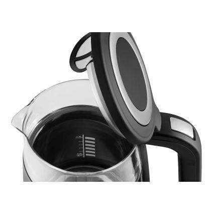 Concept RK4100 - Bouilloire électrique à régulation de la température, 1,7 l, 2200 W/230 V, noir