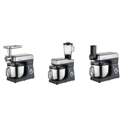 Concept RM6000 - Robot pâtissier planétaire DOUGH EXPERT 1900W/230V anthracite/inox