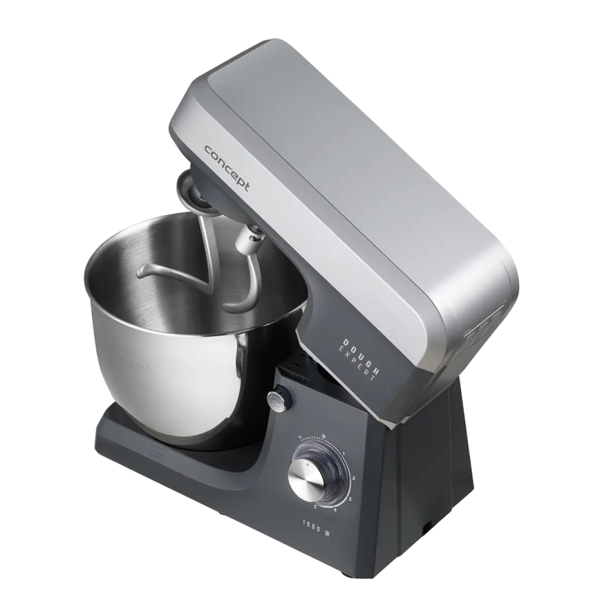 Concept RM6010 - Robot de cuisine planétaire DOUGH EXPERT 1900W/230V anthracite/inox