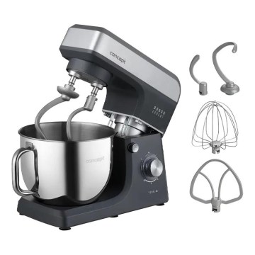 Concept RM6010 - Robot pâtissier planétaire DOUGH EXPERT 1900W/230V anthracite/inox