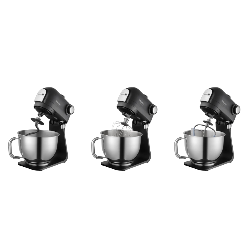 Concept RM8000 - Robot de cuisine avec bol en acier inoxydable 1200 W/230 V, noir