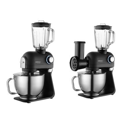 Concept RM8000 - Robot de cuisine avec bol en acier inoxydable 1200 W/230 V, noir