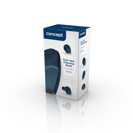Concept SK9100 - Brosse nettoyante pour le visage SONIVIBE 2W/5V 250 mAh IPX7 bleu