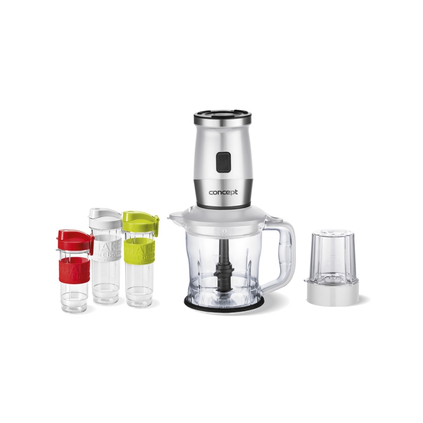 Concept SM3391 - Blender pour smoothies avec accessoires, 700 W/230 V, blanc