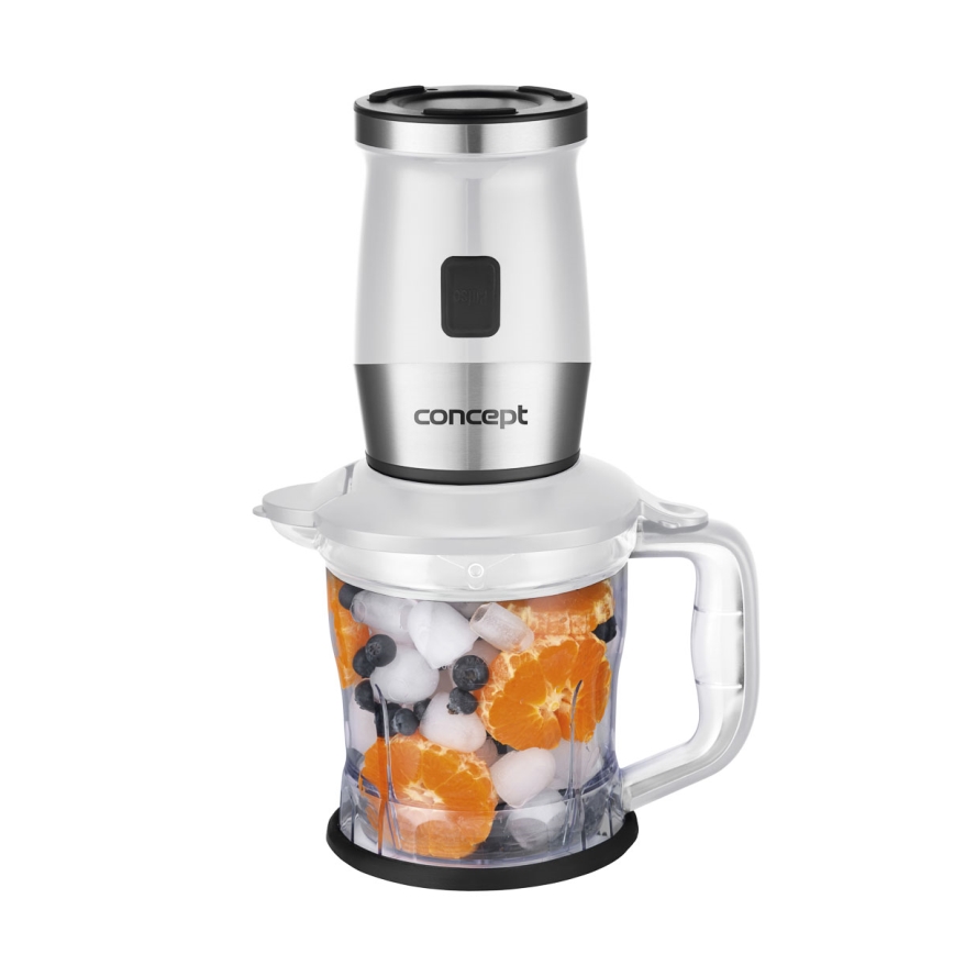 Concept SM3391 - Blender pour smoothies avec accessoires, 700 W/230 V, blanc
