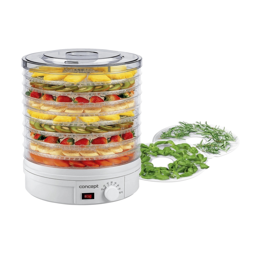 Concept SO1020 - Déshydrateur alimentaire 245 W / 230 V, blanc