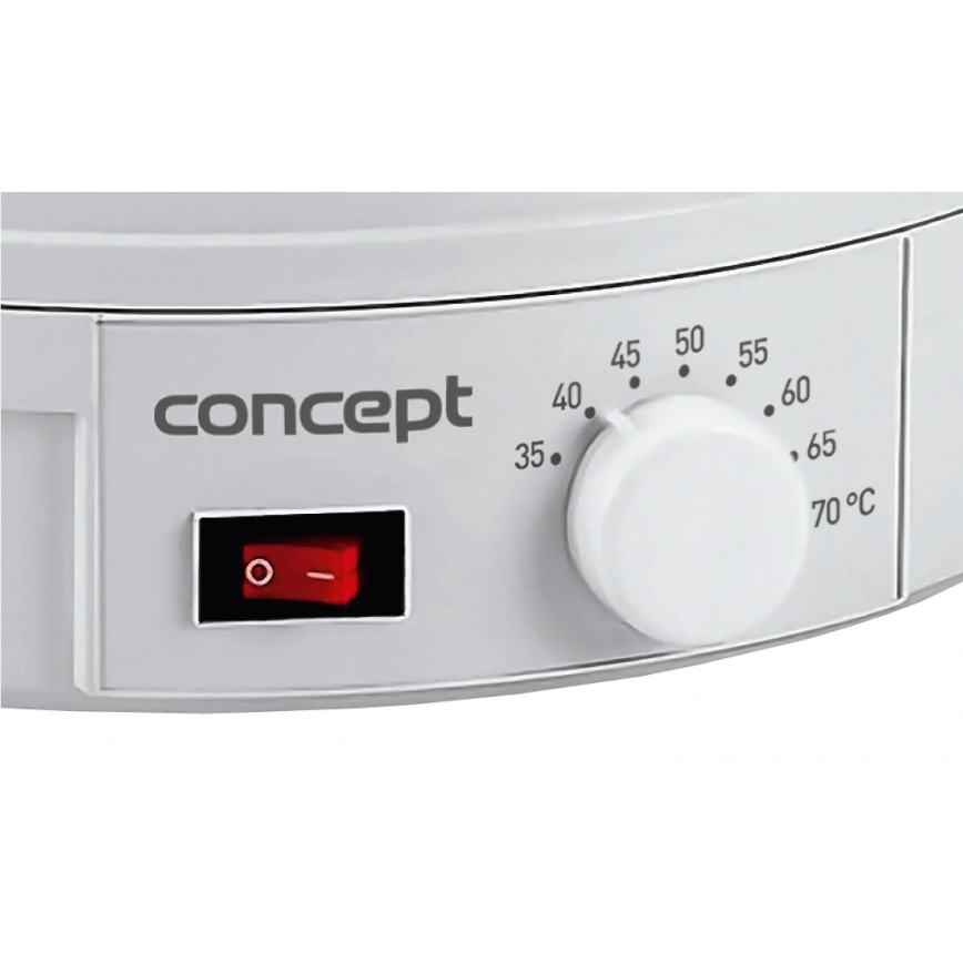 Concept SO1020 - Déshydrateur alimentaire 245 W / 230 V, blanc