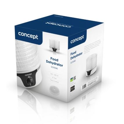 Concept SO1090 - Déshydrateur alimentaire 380W/230V blanc