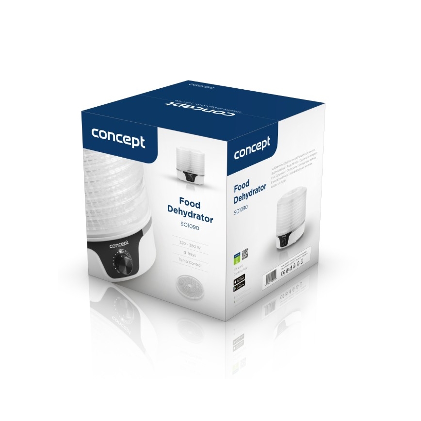 Concept SO1090 - Déshydrateur alimentaire 380W/230V blanc