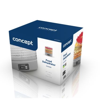 Concept SO2080 - Déshydrateur alimentaire 260W/230V blanc