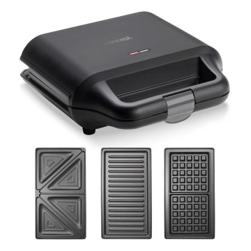 Concept SV3054 - Appareil à croque-monsieur 3en1 700W/230V noir