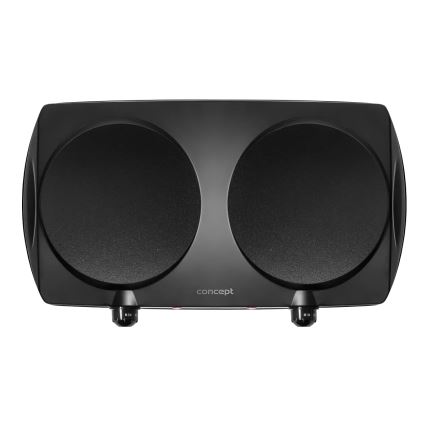 Concept VE3060 - Réchaud à deux plaques 2500W/230V noir