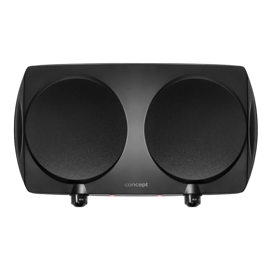 Concept VE3060 - Réchaud à deux plaques 2500W/230V noir