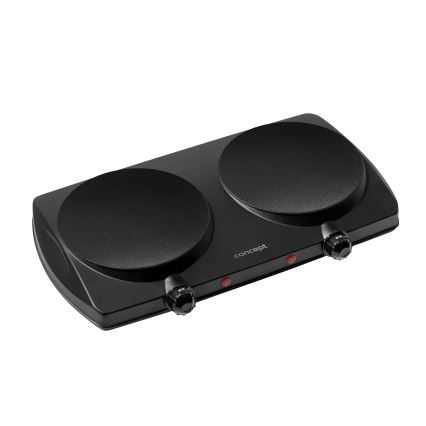 Concept VE3060 - Réchaud à deux plaques 2500W/230V noir