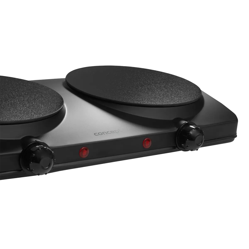 Concept VE3060 - Réchaud à deux plaques 2500W/230V noir