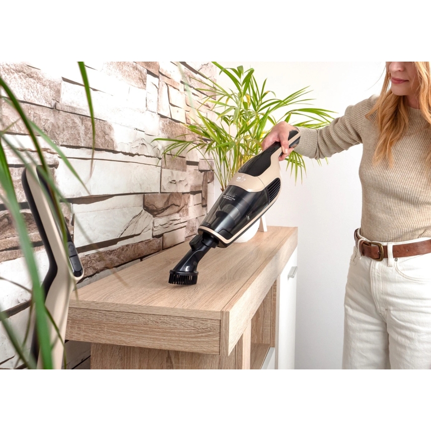 Concept VP4220 - Aspirateur balai sans fil 3 en 1 AQUAGLIDE 160 W / 28,8 V 2200 mAh beige