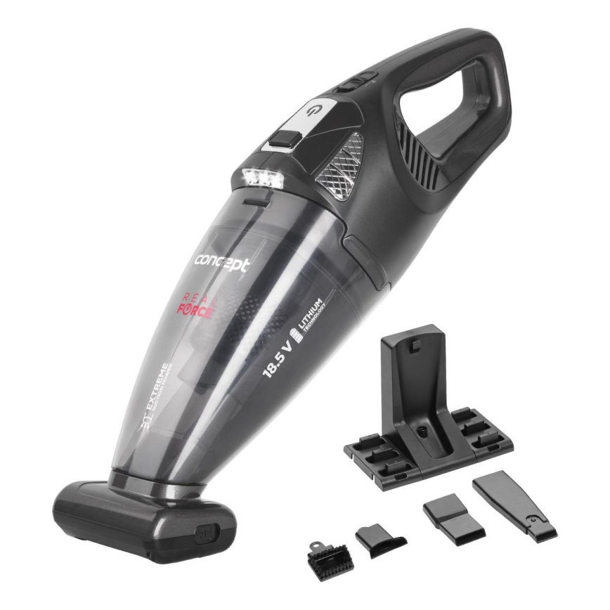 Concept VP4380 - Aspirateur à main REAL FORCE 110W/18,5V 2200 mAh noir